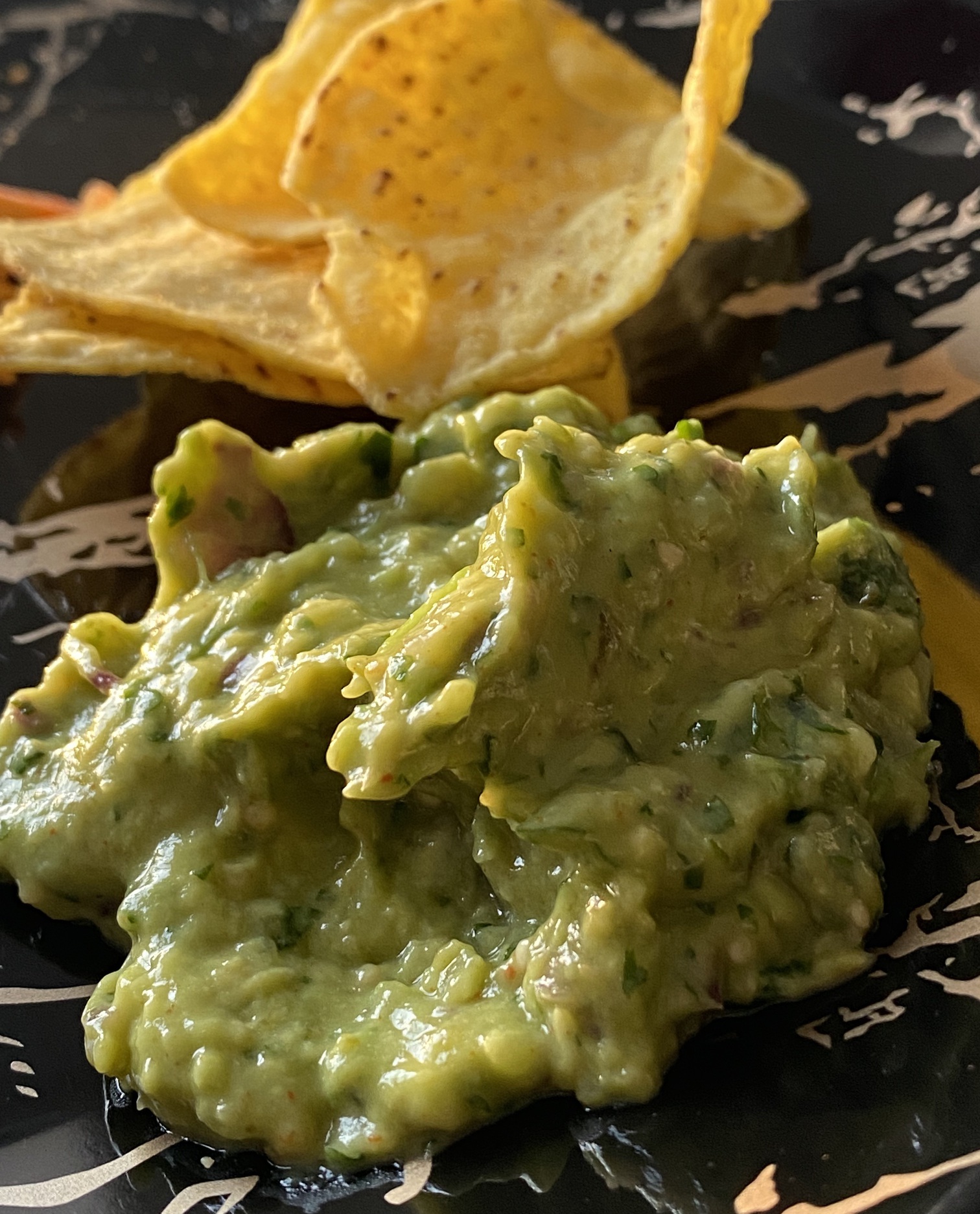 Avocado salsa verde