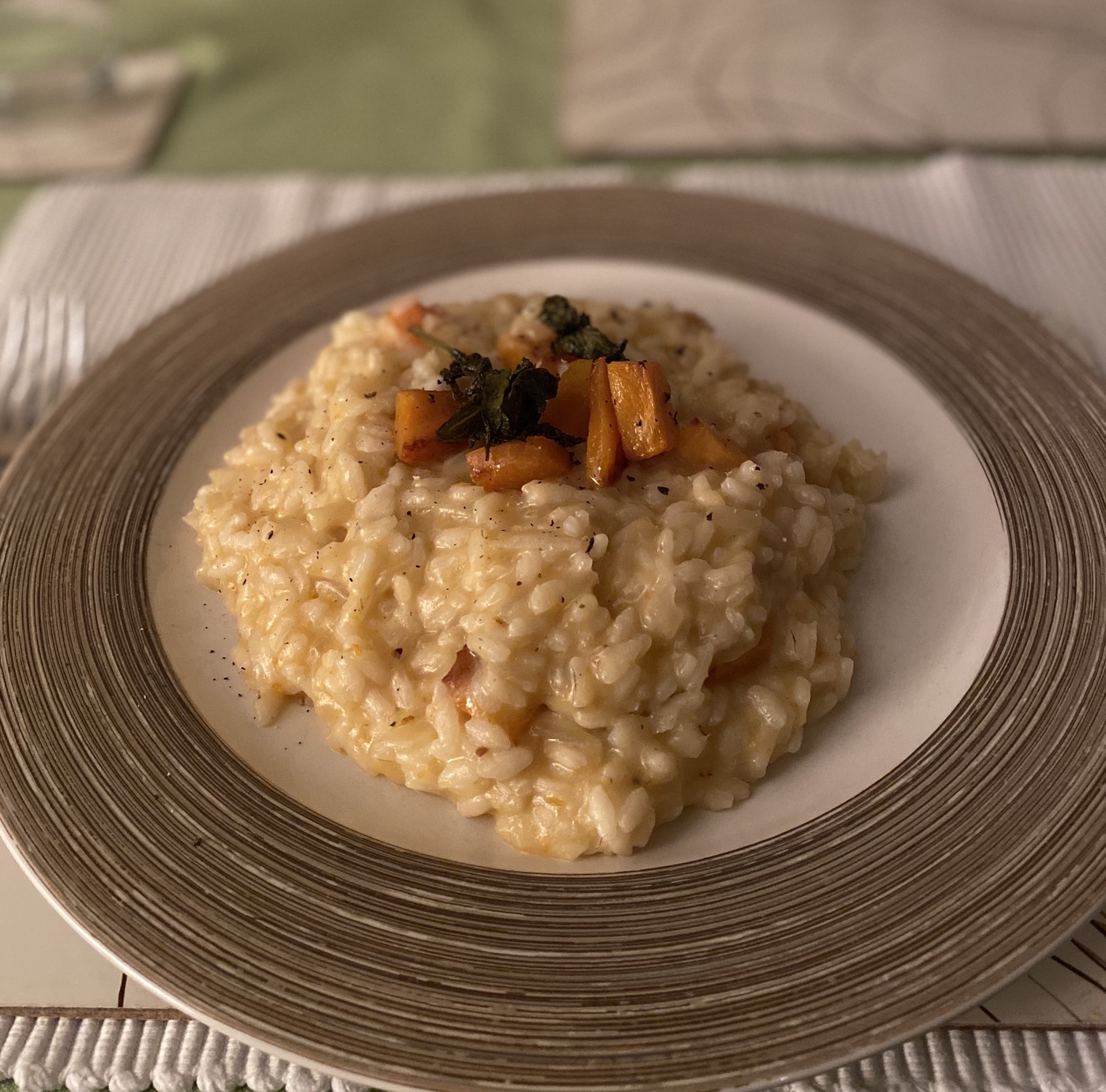 Butternut squash & sage risotto