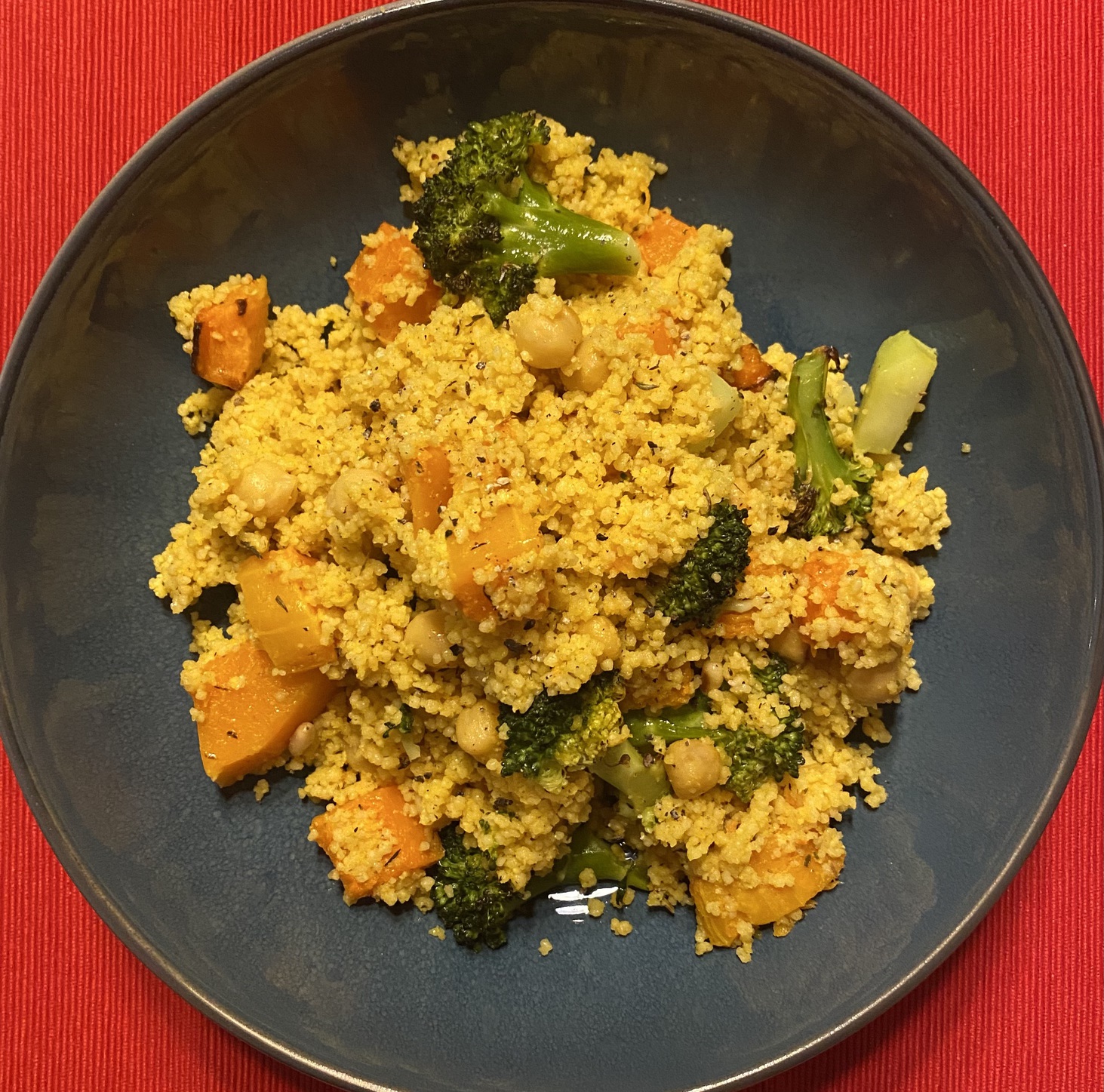 Butternut squash couscous