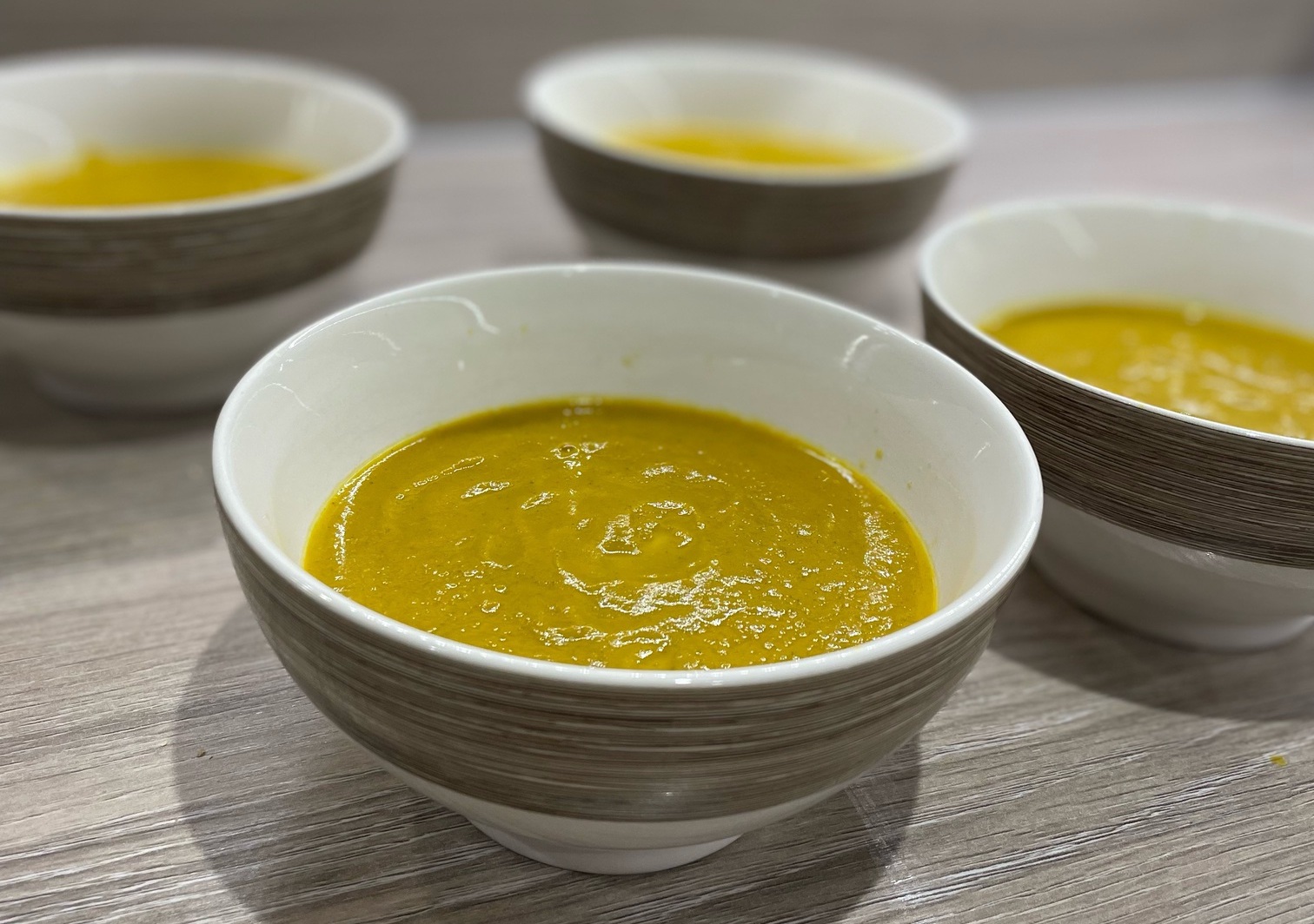 Carrot and coriander soup