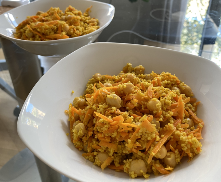 Carrot couscous salad