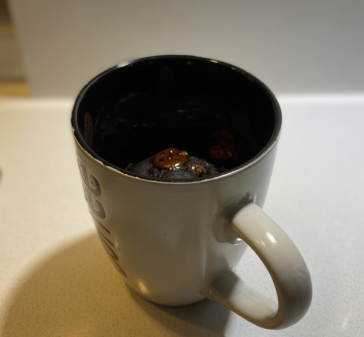 Chocolate mug cake