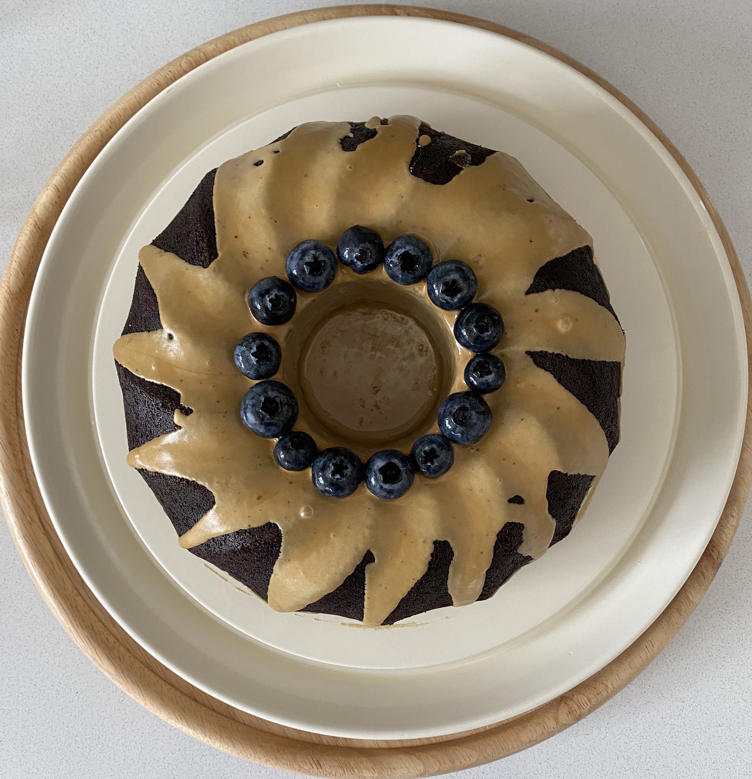 Mocha coffee bundt cake