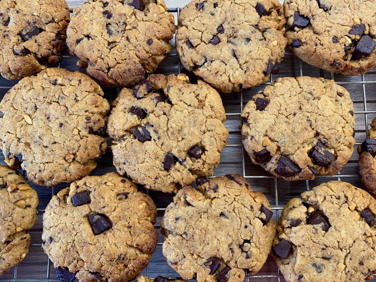 Peanut butter chocolate chip cookies