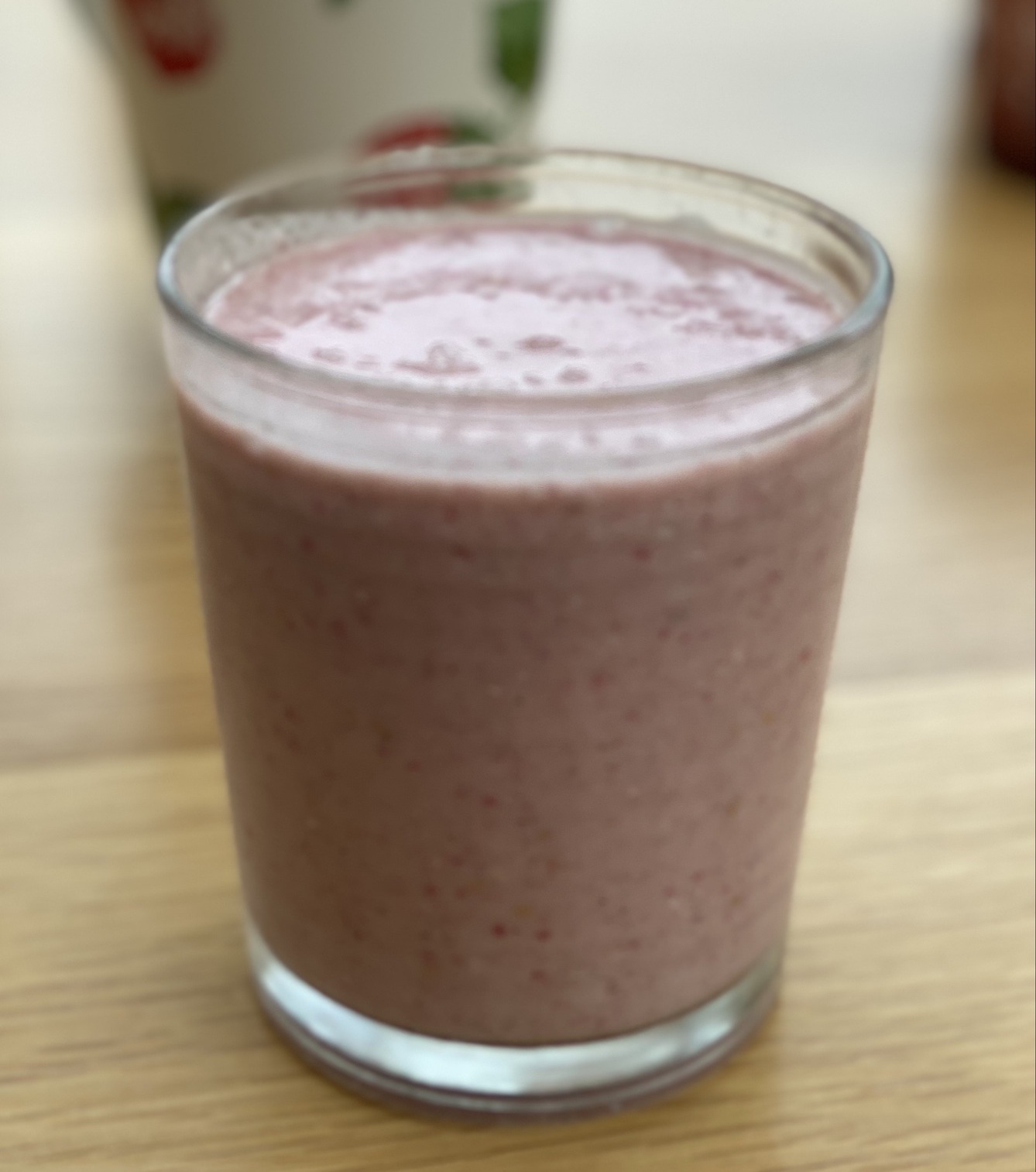 Raspberry and banana smoothie