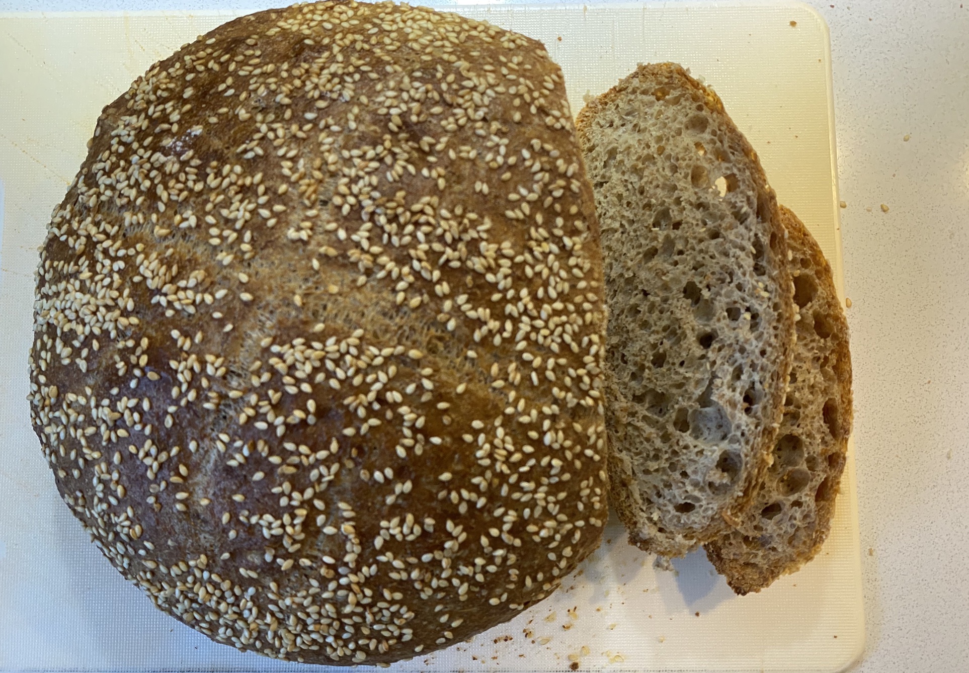 Sesame artisan bread