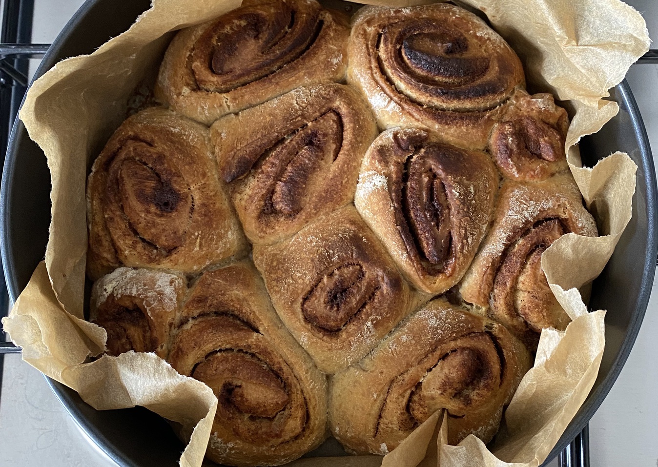 Sourdough cinnamon rolls