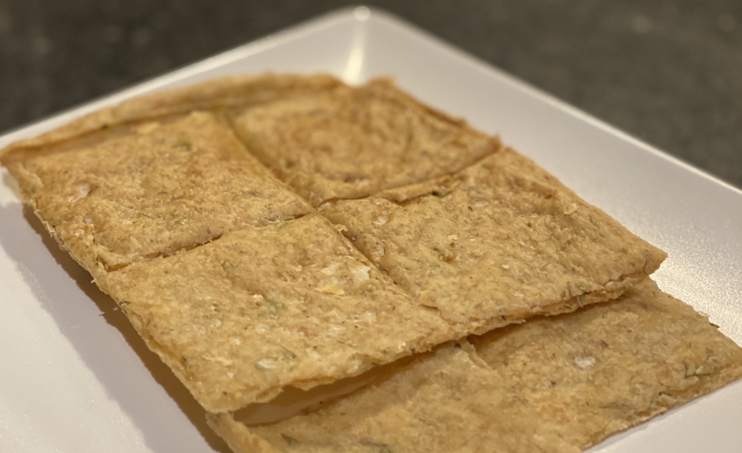 Sourdough crackers