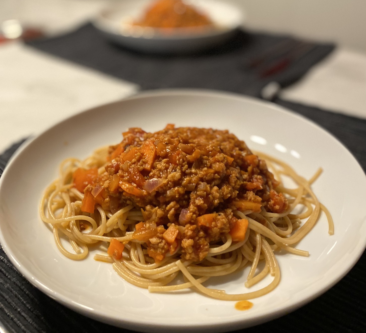 Soya mince ragu