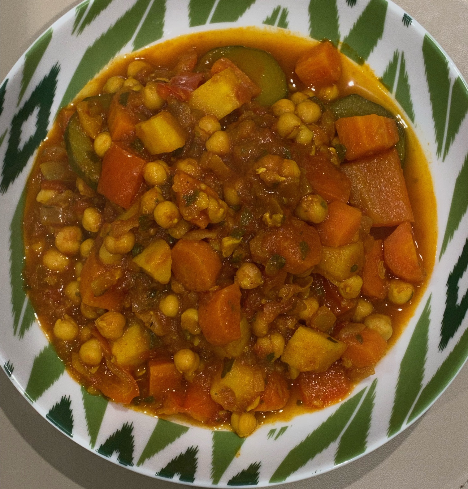 Vegetable tagine